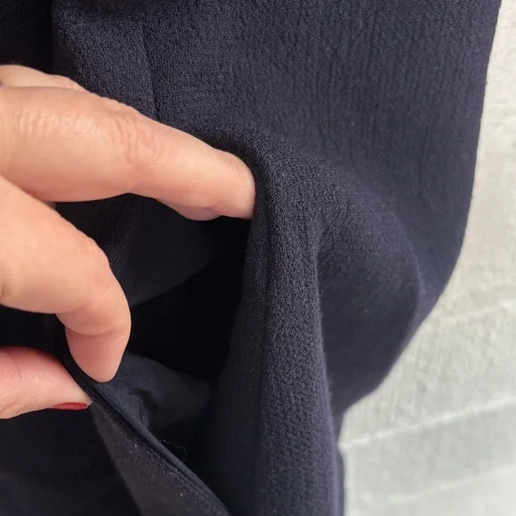 3.1 Phillip Lim Framed Silhouette Long Sleeve Navy Dress with pockets sz 4 - Picture 10 of 10